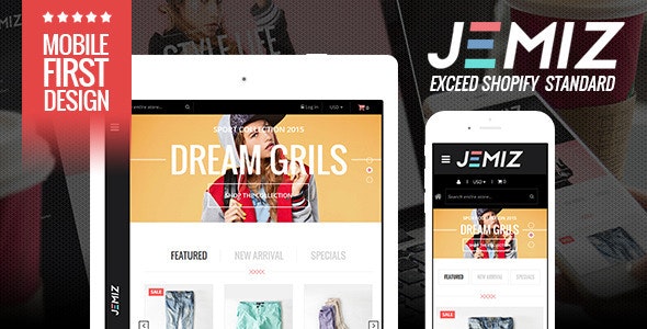 Tema adaptable de Shopify para tienda de moda infantil - Jemiz