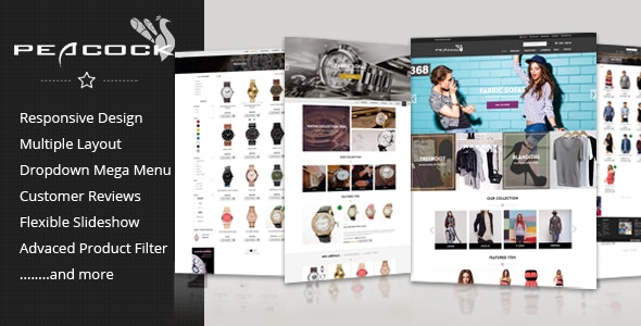 Peacock - Multipurpose Responsive Shopify Theme