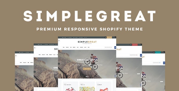 SimpleGreat - Tema premium adaptable para Shopify
