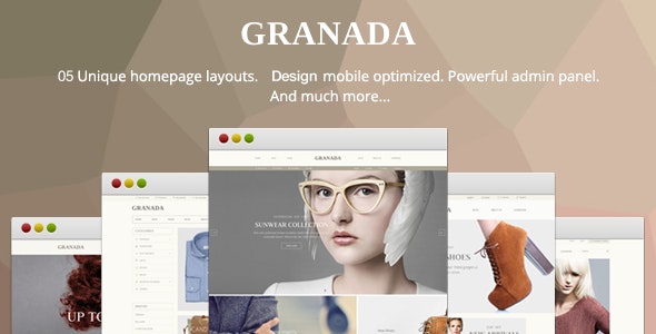 Tema multipropósito adaptable para Shopify Granada