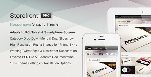 Storefront Pro para Shopify — Tema premium