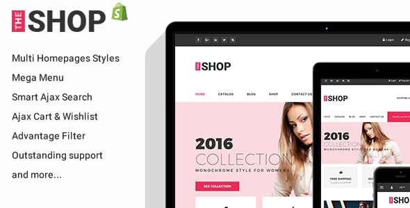 Clothing & Fashion Responsive Shopify Theme - TheShop