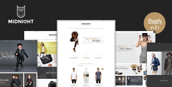Medianoche - Tema adaptable de Shopify