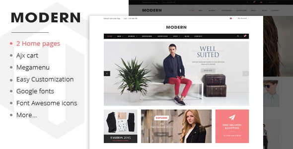 Tema moderno y adaptable para Shopify Fashion