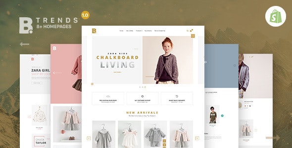 Shopify Theme - Btrend - Drag And Drop Responsive Bootstrap