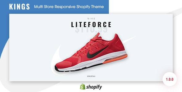 KINGS - Tema adaptable de Shopify para múltiples tiendas