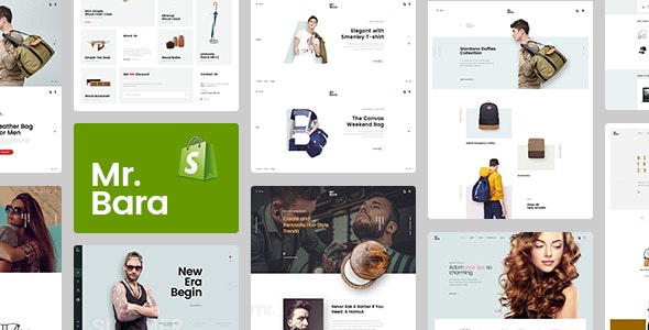 Mr.Bara – Plantilla adaptable para comercio electrónico de Shopify