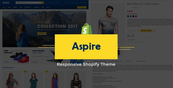 Aspire - Multipurpose Responsive Shopify Theme & Template