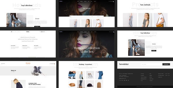 Shopify Theme - Scara - Responsive Drag & Drop