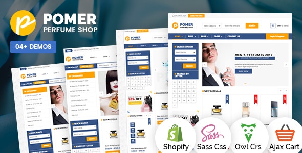 SP Pomer - Tema de Shopify para tienda de perfumes y cosméticos