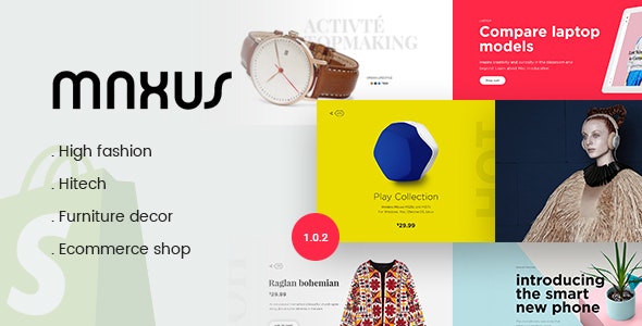 Maxus - Tema adaptable para Shopify con múltiples tiendas