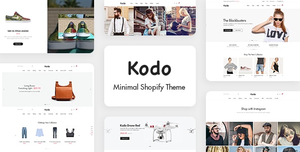 Kodo - Tema de Shopify para crear diseños minimalistas