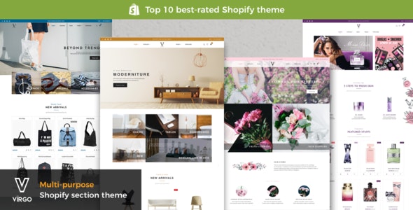 Virgo - Shopify Furniture, Accessories, Bouquet, Beauty, Multipurpose theme