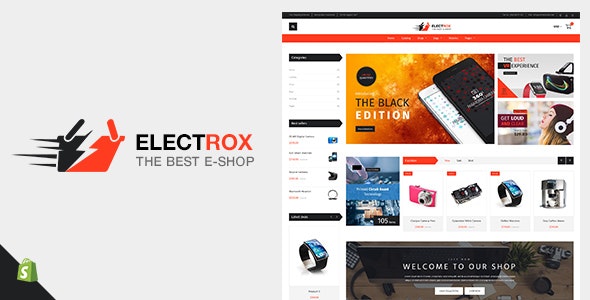 Electrox - Shopify Electronics & Responsive Digital Theme