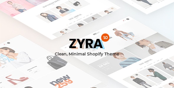 Zyra: El tema de Shopify limpio y minimalista