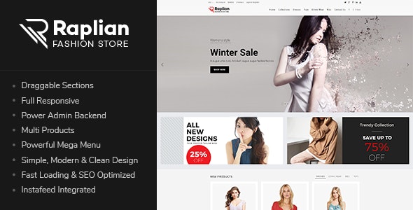 Raplian - Responsive Shopify Theme