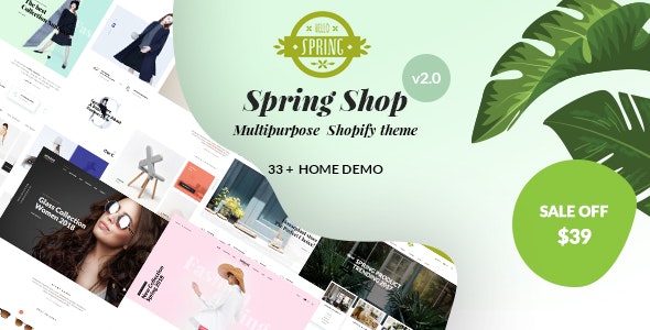 Spring - Multipurpose Shopify Sections Theme