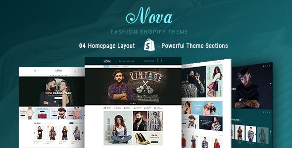 Nova - Tema de Shopify para moda, ropa y accesorios