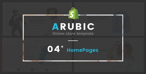 Fashion Shopify Theme - Arubic