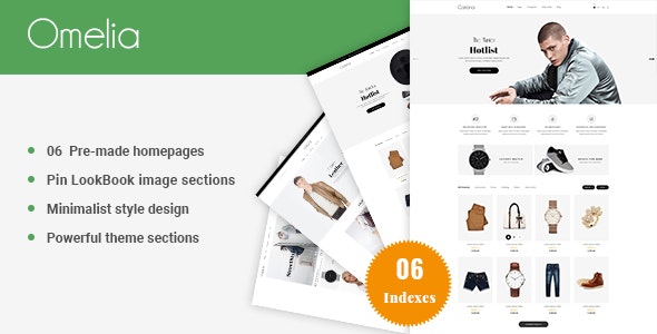 Omelia - Tema de moda para Shopify