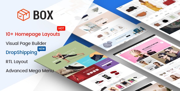 Box - The Clean, Minimal & Multipurpose Shopify Theme with Sections (10+ HomePages)