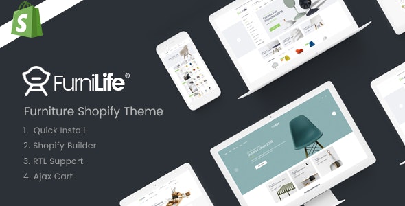 Furnilife - Tema de Shopify para muebles