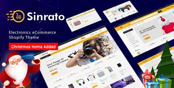 Sinrato - Tema de Shopify para una megatienda de electrónica