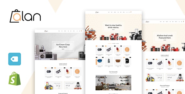 Alan - Kitchen Accessories Shopify Theme
