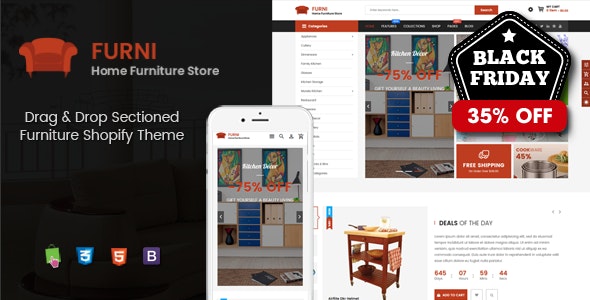 Furni - Tema de Shopify para muebles multiusos