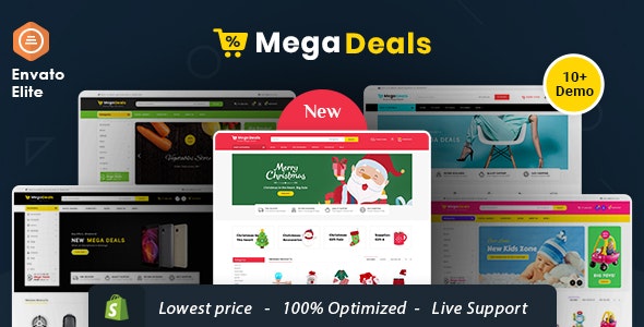 Mega Deals - Tema adaptable y multipropósito de Shopify