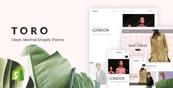 Toro - Tema de Shopify limpio y minimalista