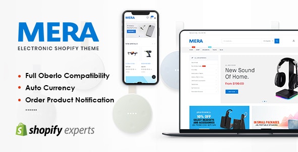 Mera - Electronics Responsive Shopify Theme