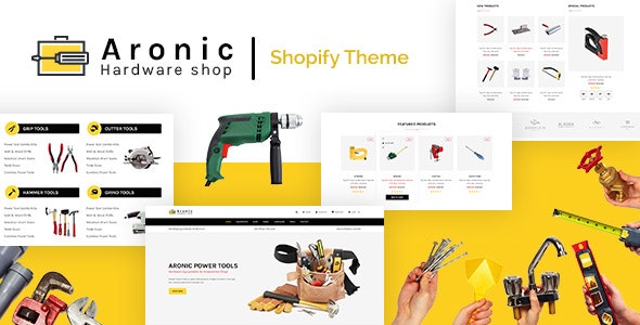 Aronic | Tema de Shopify para ferretería y servicios de mantenimiento
