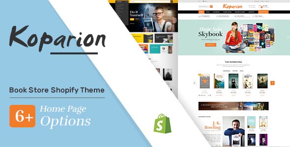 Koparion - Tema de Shopify para librería