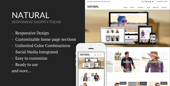 Natural - Responsive Shopify Theme