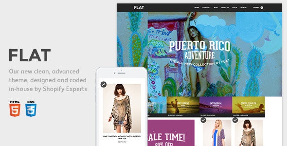 Flat Responsive Shopify Theme