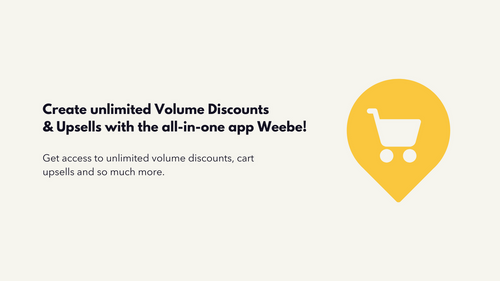 Weebe: Upsell & Bundles