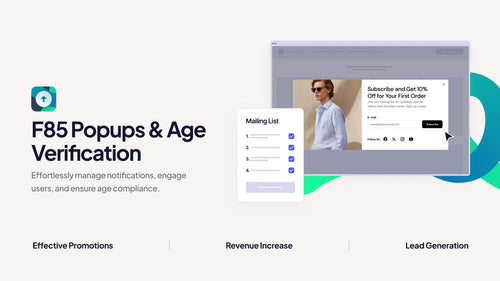 F85 Popups & Age Verification