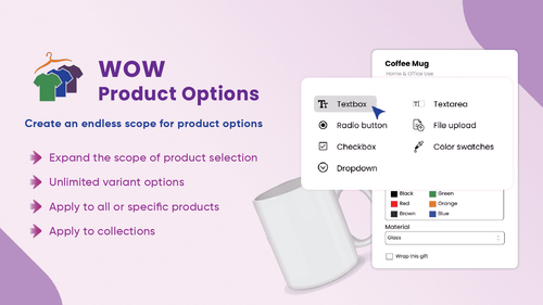 WOW Product Options