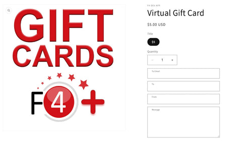 Factor4 Gift Cards PLUS