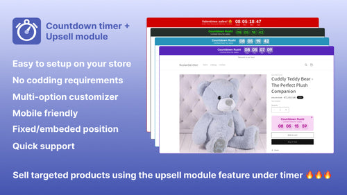 Sales Countdown Timer & Upsell