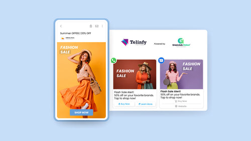 Telinfy: WhatsApp, SMS & RCS