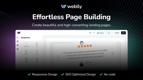 Weblly ‑ Landing Page Builder