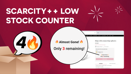 Scarcity++ Low Stock Counter