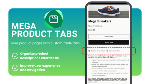 Mega Product Tabs