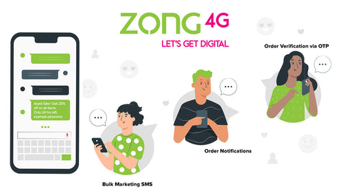 Zong ‑ Branded SMS Pakistan