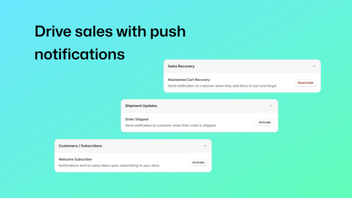 Push Notifications ‑ Onepush