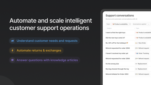 Aide AI Support Automation