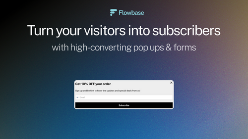 Flowbase: Popups & A/B Test