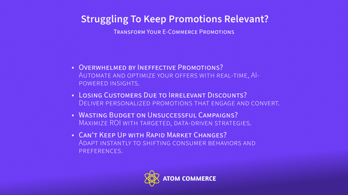 Discounts and Promos : Atom AI